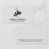 Biene | Honigwabe Visitenkarte (Vorne/Hinten)