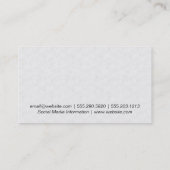 Biene | Honigwabe Visitenkarte (Rückseite)