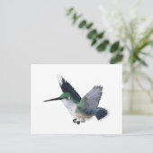Biene Hummingbird Female Postkarte (Stehend Vorderseite)