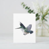 Biene Hummingbird Female Postkarte (Stehend Vorderseite)