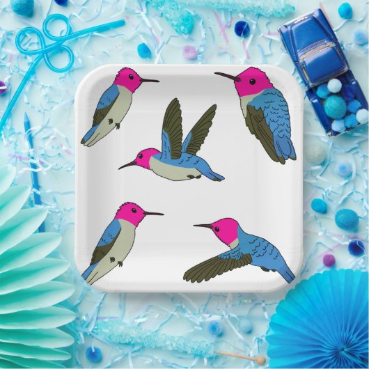 Biene Hummingbird Pappteller (Party)
