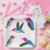 Biene Hummingbird Pappteller (Party)