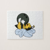 Biene im Bowling mit Bowlingball Puzzle (Horizontal)