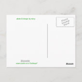 Biene im Moment Postkarte (Rückseite)