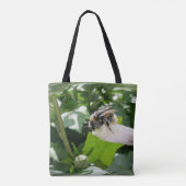 Biene im Sommer Tasche (Rückseite)