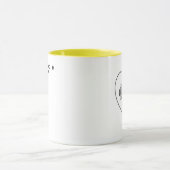Biene in der Liebe-Kaffee-Tasse Tasse (Zentrum)