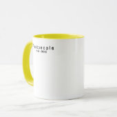 Biene in der Liebe-Kaffee-Tasse Tasse (Vorderseite Links)