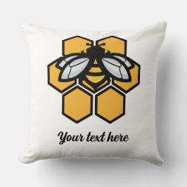 Biene in einem Bienenstock Kissen