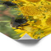 Biene in einem Kaleidoskop Poster (Ecke)