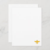 Biene in Touch Mitteilungskarte (Vorne/Hinten)