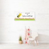 Biene in Tulip Garden Banner (Insitu)