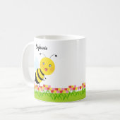 Biene in Tulip Garden Kaffeetasse (Vorderseite Links)