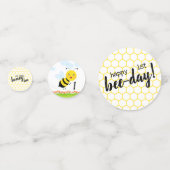 Biene in Tulip Garden Konfetti (Rückseiten)