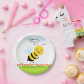 Biene in Tulip Garden Pappteller (Party)