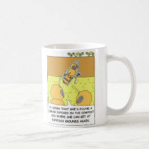 Biene-ing API Jitterbug Comic-Kaffee-Tasse Kaffeetasse