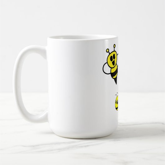 Biene, Ingwer, Flügel Kaffeetasse (Links)