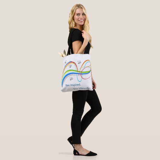 Biene Inspiriert, lebhaft | Zollverpackung Tasche (Am Model)