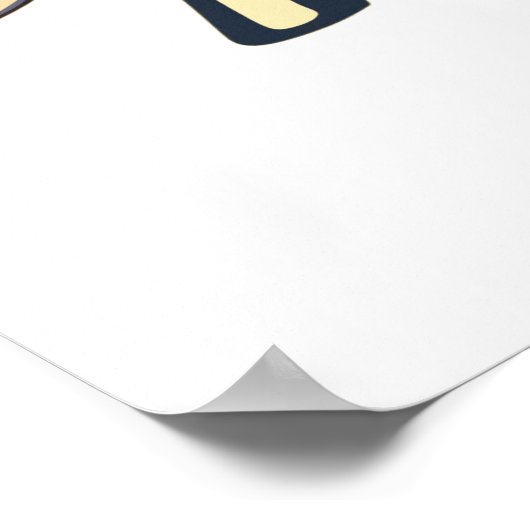 Biene Inspiriert Poster (Ecke)