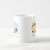 Biene ist für Baby, Hummel-Biene, damit die Mama Kaffeetasse (Mittel)