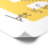 Biene ist für Baby Poster - Baby Room Decke (Ecke)