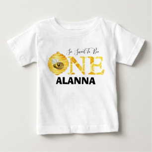 Biene ist so süß, zum ersten Geburtstag T - Shir Baby T-shirt