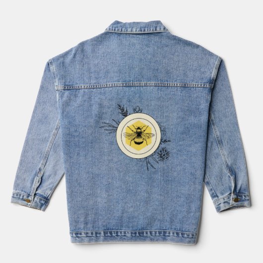 Biene Jeansjacke (Rückseite)