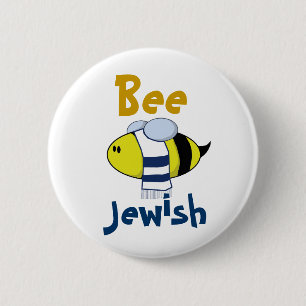 "Biene jüdisch " Button