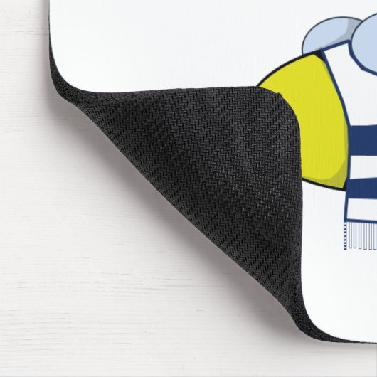 "Biene jüdisch " Mousepad (Ecke)