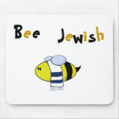 "Biene jüdisch " Mousepad (Vorne)
