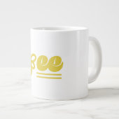 Biene Jumbo-Tasse (Vorderseite Rechts)