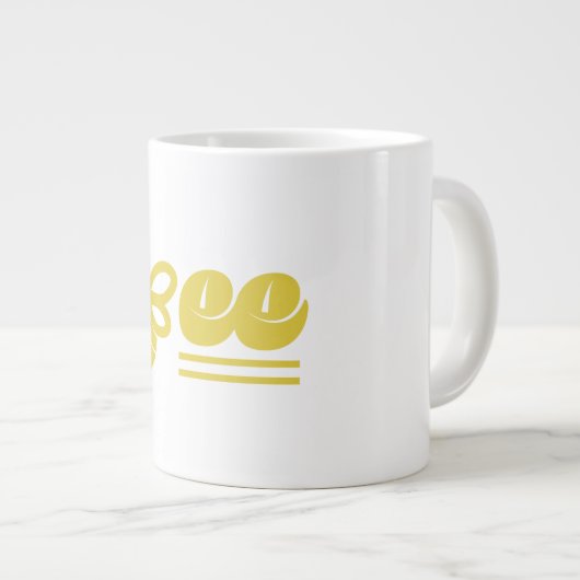Biene Jumbo-Tasse (Vorderseite Rechts)