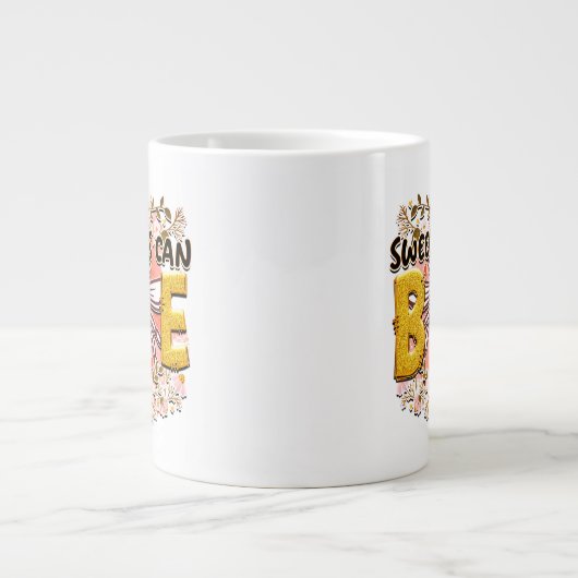 Biene- Jumbo-Tasse (Vorderseite)