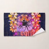 Biene, Kaffee Badhandtuch Set (Handtuch)