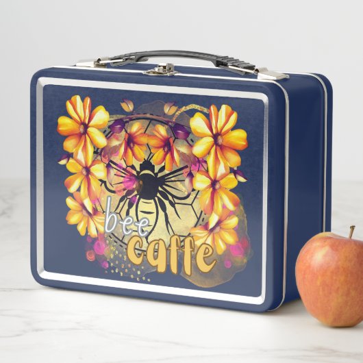 Biene, Kaffee Metall Brotdose (Beispiel)