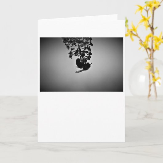 Biene, Karte (Gelbe Blume)