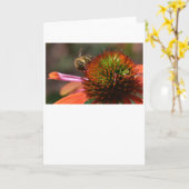 Biene, Karte (Gelbe Blume)