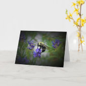 Biene, Karte (Gelbe Blume)