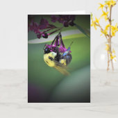 Biene, Karte (Gelbe Blume)