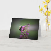 Biene, Karte (Gelbe Blume)
