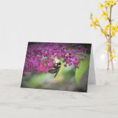 Biene, Karte (Gelbe Blume)