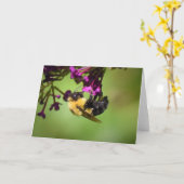 Biene, Karte (Gelbe Blume)