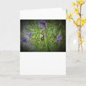 Biene, Karte (Gelbe Blume)