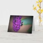 Biene, Karte (Gelbe Blume)