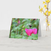 Biene Karte (Gelbe Blume)