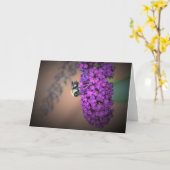 Biene, Karte (Gelbe Blume)