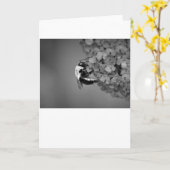 Biene, Karte (Gelbe Blume)