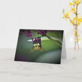 Biene, Karte (Gelbe Blume)