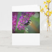 Biene, Karte (Gelbe Blume)