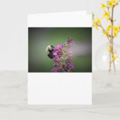 Biene, Karte (Gelbe Blume)