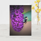 Biene, Karte (Gelbe Blume)